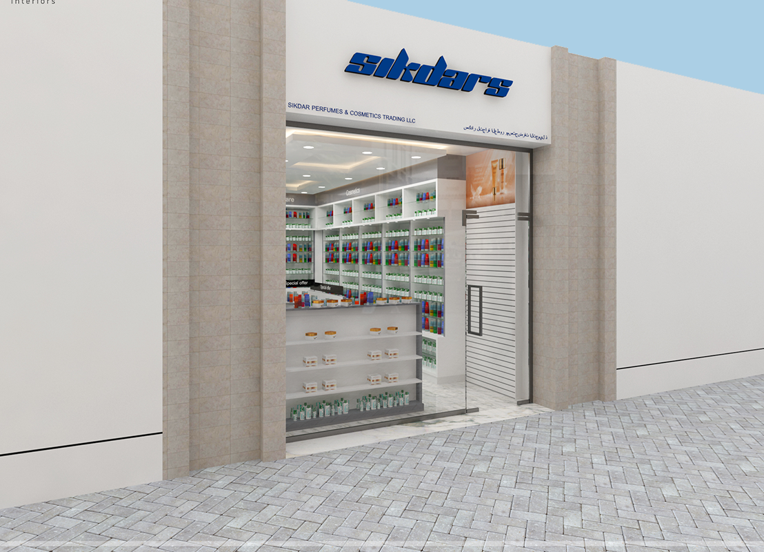 Sikdars Perfumes & Cosmetics – Retail Shop Fit-Out